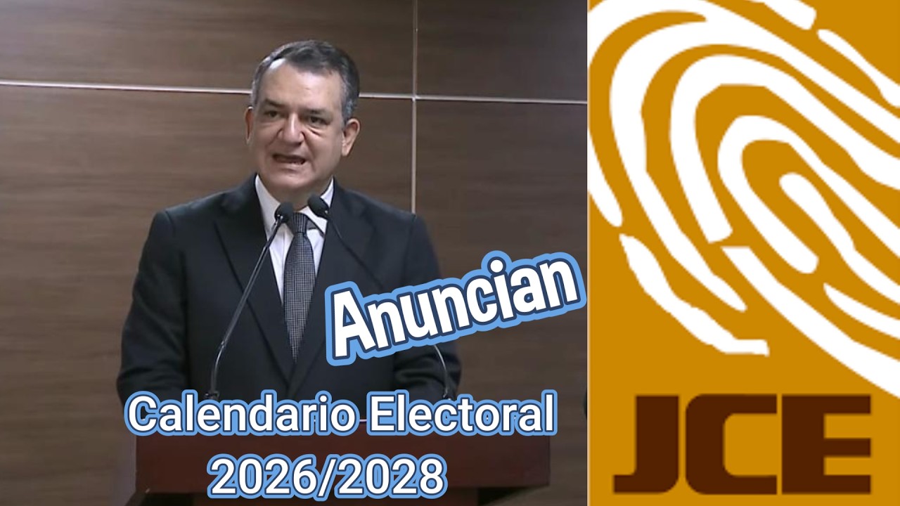 Junta Central Electoral anuncia Calendario Electoral 2028 #lasnoticiashoy