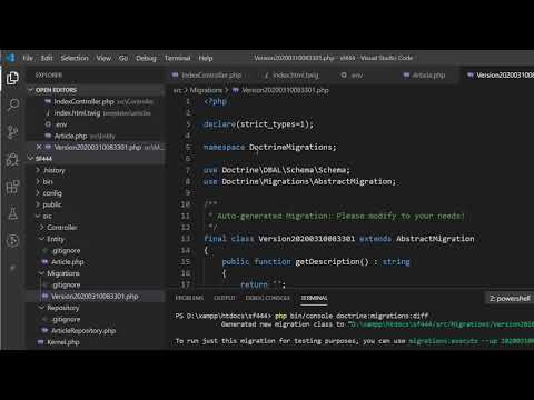 TP4 Symfony 4  : Bases de données, ORM Doctrine et Opérations CRUD  PARTIE 1/2