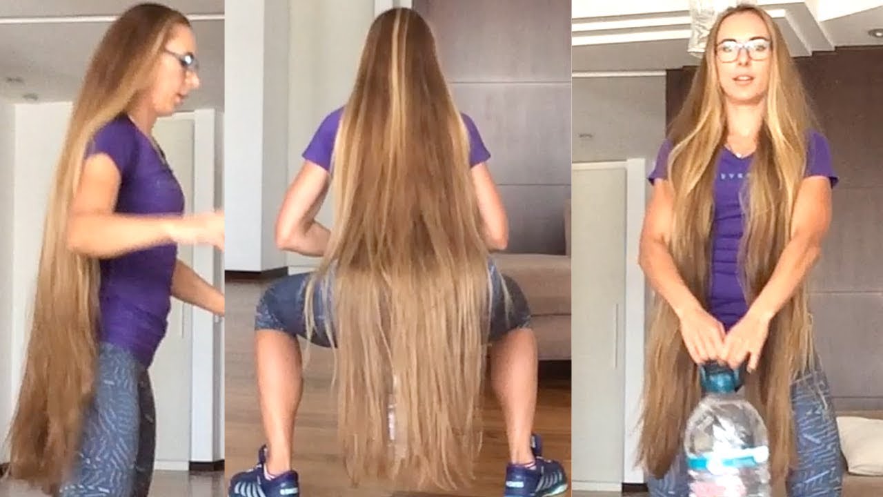 RealRapunzels  Long hair exercise preview  YouTube