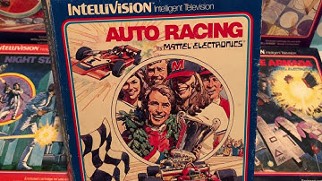 Atari Intellivision Auto Racing Video Game Nascar 1980s 80s 80sThen80sNow 80sThen 80sNow