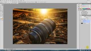 สอนเเต่งภาพ ซุยๆ ตอนที่ 2 Flare ดวงอาทิตย์ (Photoshop CC) screenshot 2