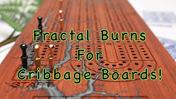 Head Turning Cribbage Boards, Lichtenburg Fractal Burns