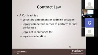 Real Estate Principles I - Chapter 9 Lecture