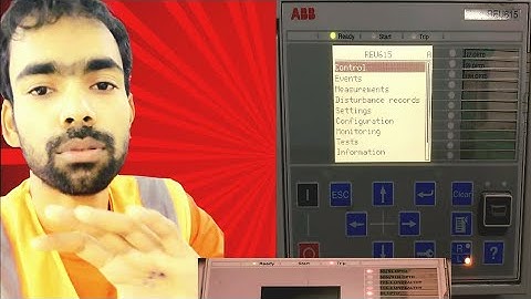ABB REU615 Relay LED Reset #Rahul_Electrical_Engineer
