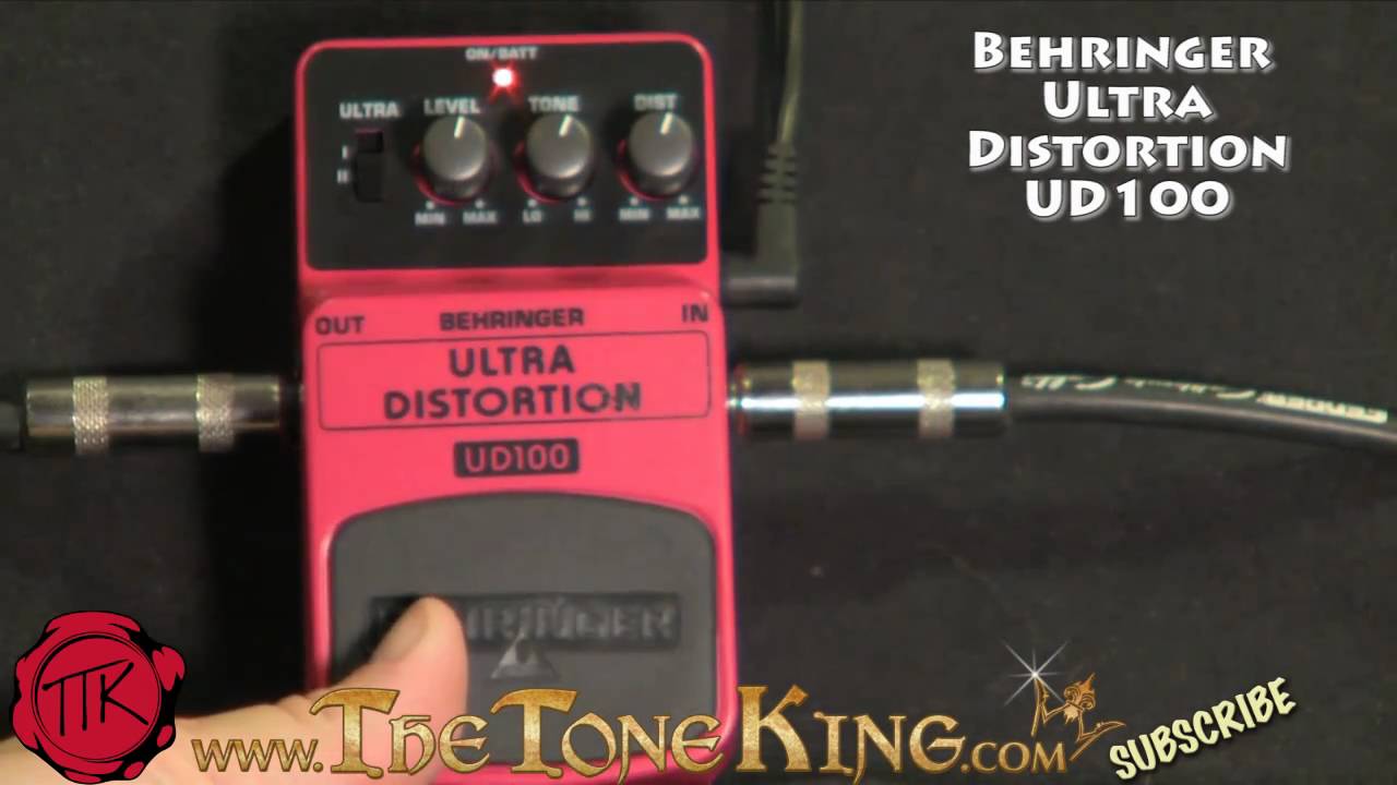 【廃盤レア】behringer ud100 ULTRA DISTORTION