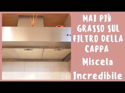 Video: Puliamo La Griglia Della Cappa Dal Grasso