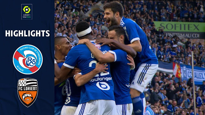 RC STRASBOURG ALSACE - FC LORIENT (4 - 0) - Highlights - (RCSA - FCL) / 2021-2022