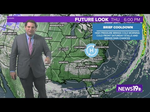 Cooler weather sticks around through the end of the week - YouTube