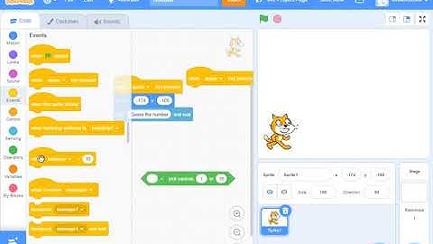 Guess the Number Scatch