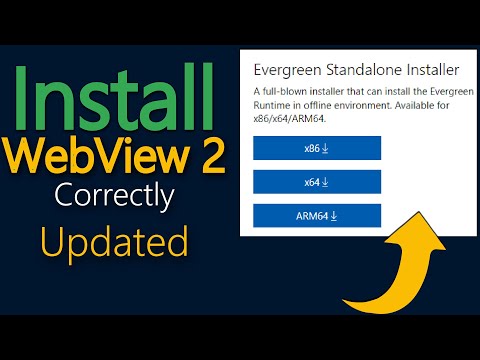 How to install Microsoft edge webview2 runtime