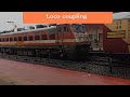 Loco Coupling in heavy rainfall || Kannur-Ernakulam-Alappuzha Intercity express || Loco Coupling