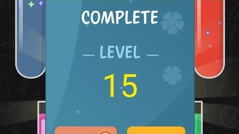 How To Solve Water Color Sort Level 15 | Shorts video