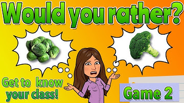 WOULD YOU RATHER GAME for KIDS | Get To KNOW Your Class | Miss Ellis 💛 #wouldyourather