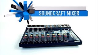 SoundCraft Mixer with USB Portable Professional Mixer Lightyearmusic (800) 557-7464 ✅ Karaoke Mixer