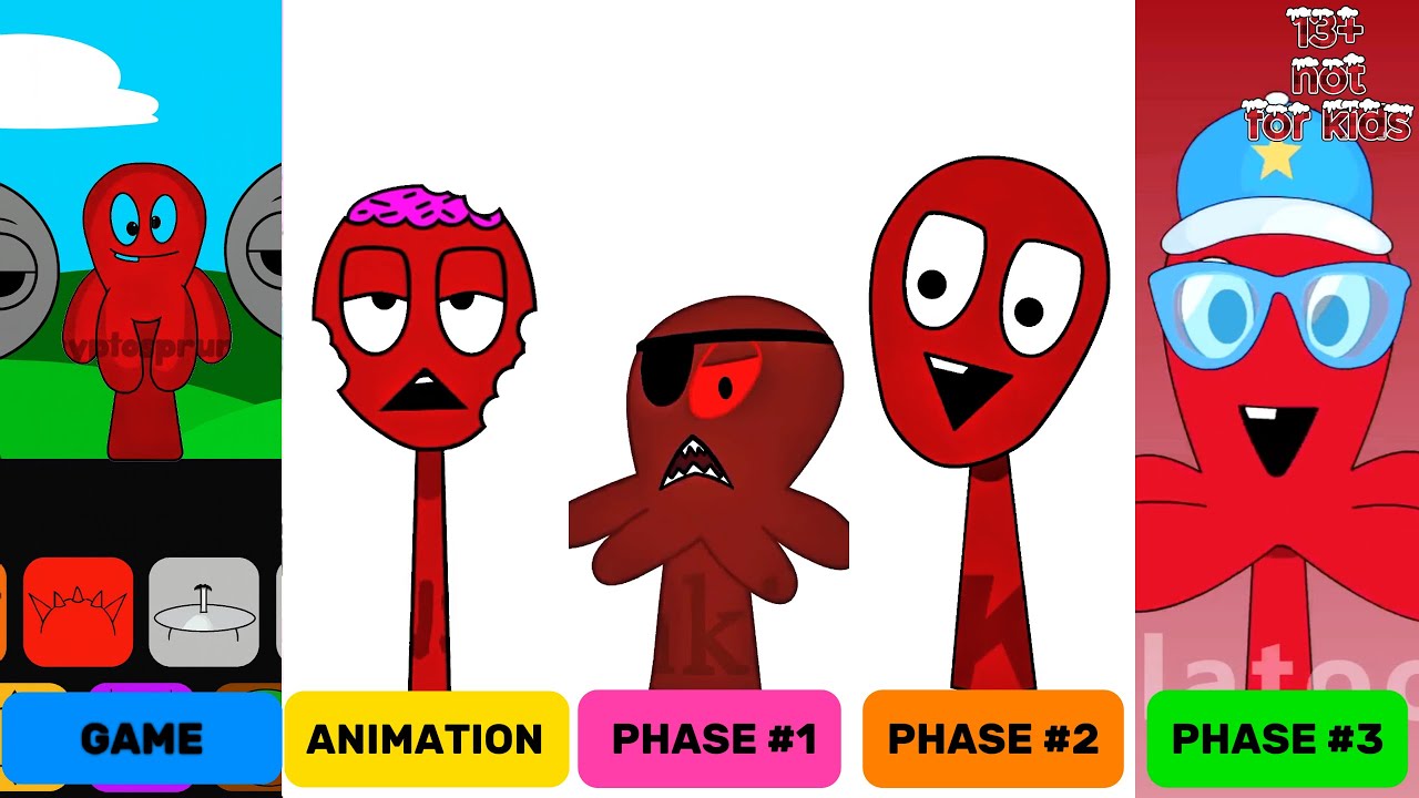 🎧 Sprunki OC: Fred | Game,Animation,Phase1,Phase2,Phase3