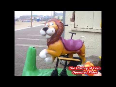 1990s Coin Operated Lion Kiddie Ride