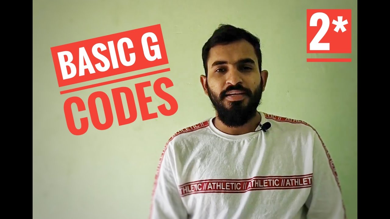 Basic G codes...#cnc programming - YouTube
