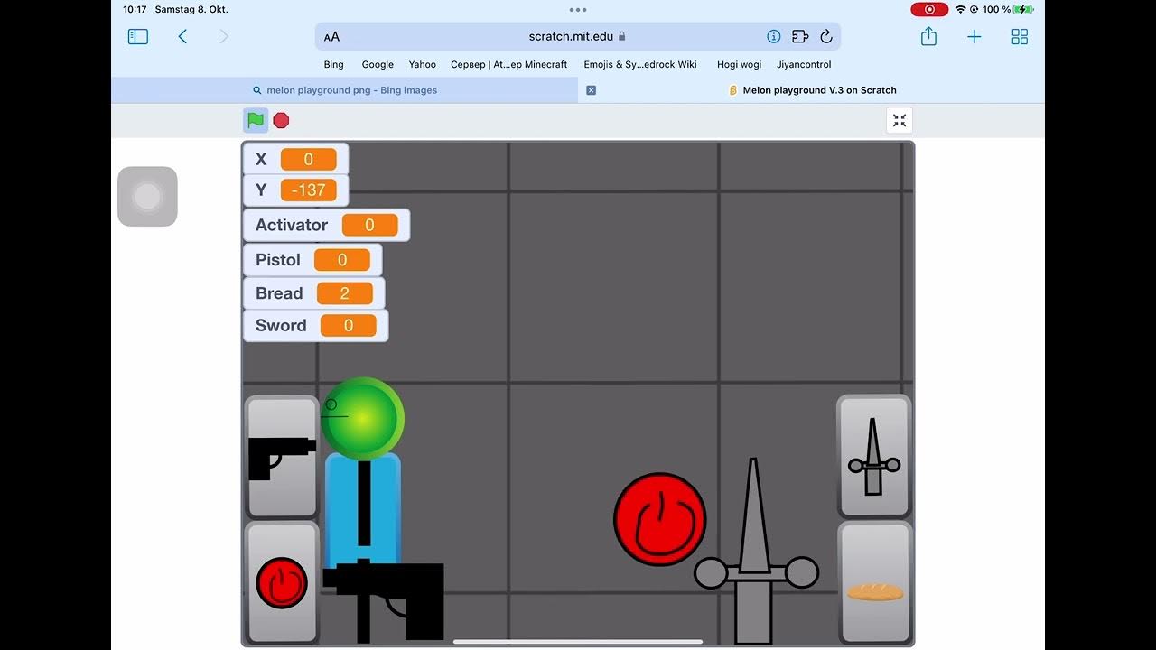 Melon playground remake on scratch link in description YouTube