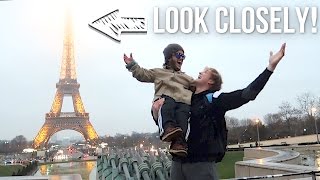 WHAT'S AT THE TOP OF THE EIFFEL TOWER!? (we climbed it!)