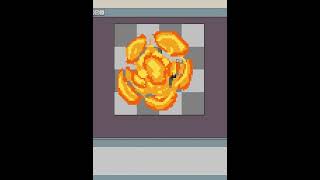 STARWELL - pixel art explosion time lapse #indiedev #spacegame #starwell