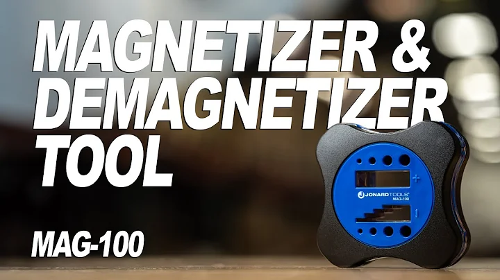 Jonard Tools Magnetizer & Demagnetizer Tool (MAG-100) Product Video
