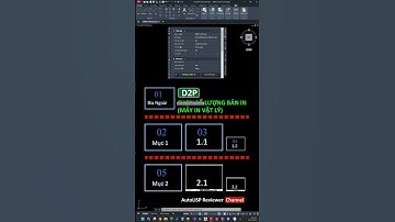 Hướng dẫn chọn Số lượng bản in trong In nhanh #D2P trong #autocad #lisp|  AutoLISP Reviewer