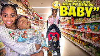 A Trip To The Store With My Reborn Baby