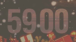 59 minutes Christmas countdown timer with presents