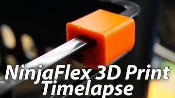 3D Printing NinjaFlex timelapse