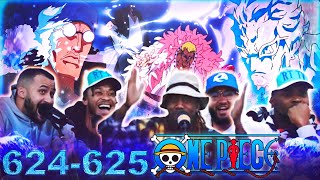 DOFLAMINGO VS AOKIJI?! One Piece Ep 624/625 Reaction