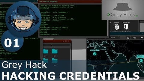 HACKING CREDENTIALS - Grey Hack: Part 1 - First Look & Basics