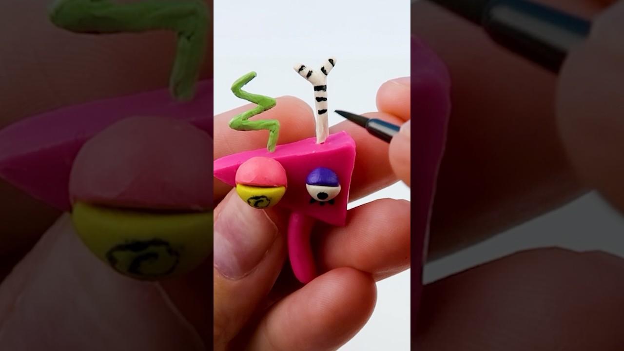 Making Zooble The Amazing Digital Circus with Clay #art #clay #tadc