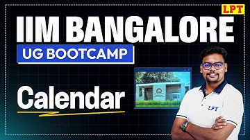 IIM Bangalore UG: LR | Calendar | Logical Reasoning for IIM-B UG Preparation | By Rohit Sir