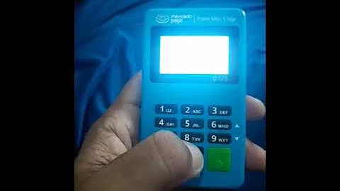 Tem como digitar o número do cartão na maquininha?
