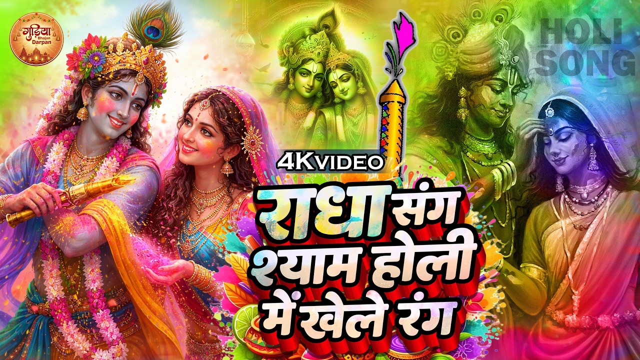राधा कृष्ण का जबरदस्त होली भजन 2026 | राधा संग श्याम होली में खेले रंग | Radha Krishna Holi Song