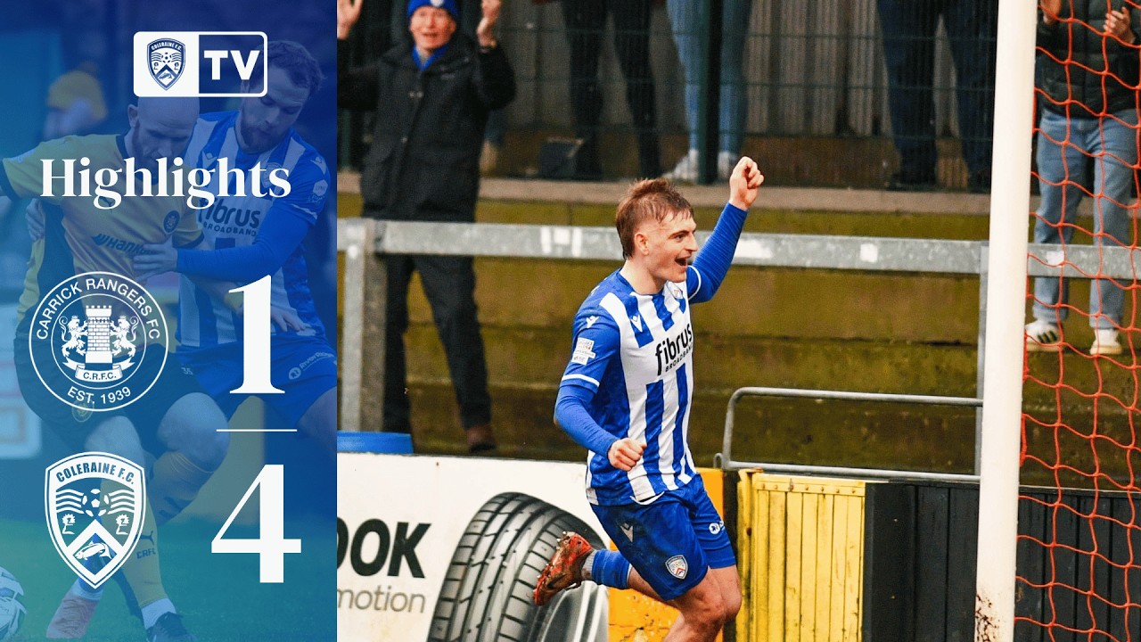 HIGHLIGHTS | Carrick Rangers 1-4 | Coleraine 7th February 2026