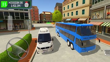Bus Station: Learn to Drive! - #6 Double Decker Bus Game - Android Gameplay 2021