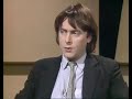 Jeune christopher hitchens avec ludovic kennedy 1981  british intelligence et james baldwin