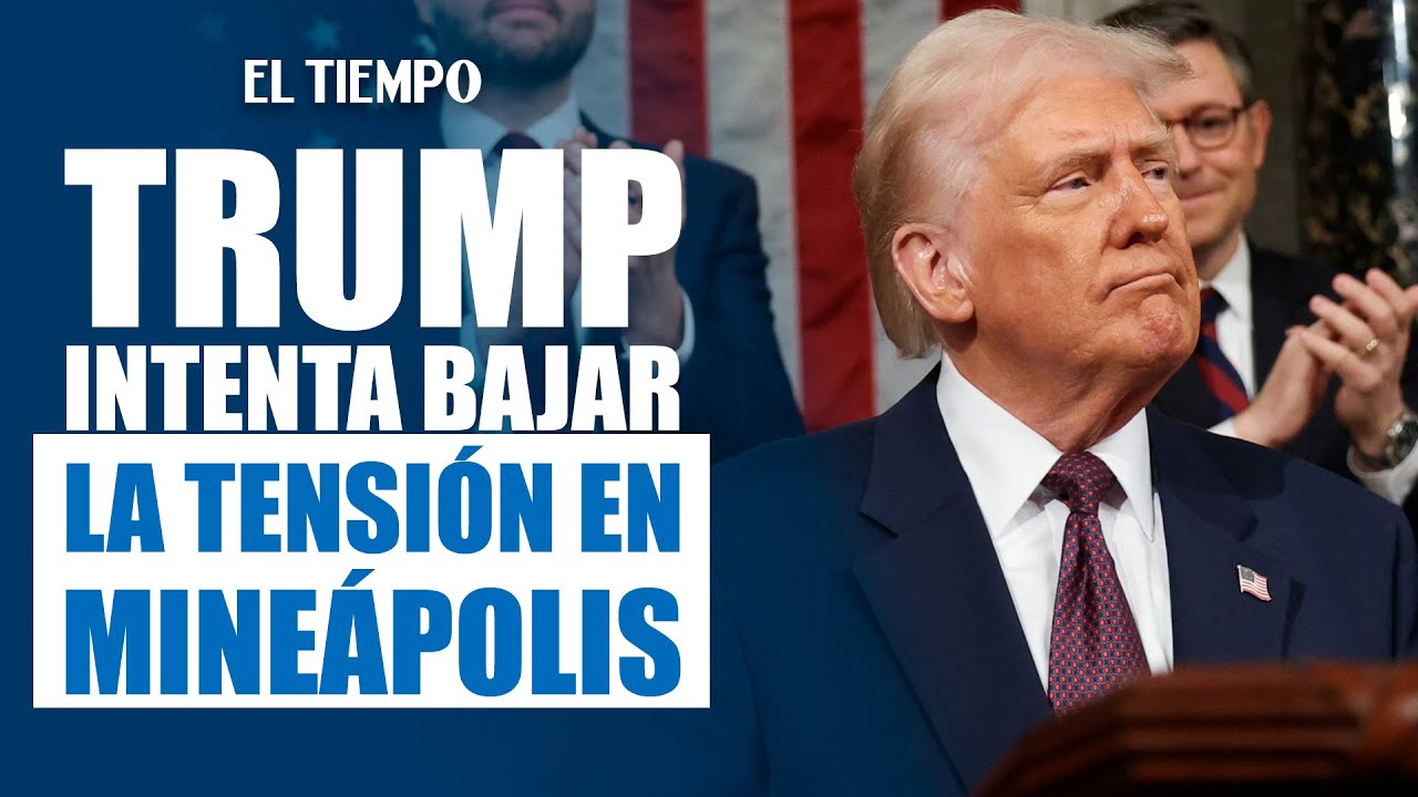 Trump intenta bajar la tensión en Mineápolis tras mu3rte de dos ciudadanos | EL TIEMPO
