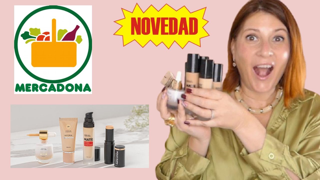 🔥Nuevas BASES y CORRECTORES de MERCADONA/ pruebo todos lo tonos 💖