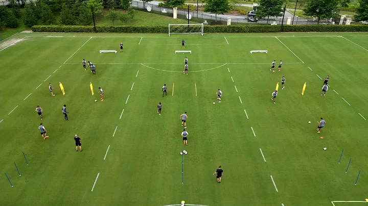 Breaking Lines Passing Diamond Exercise - Warm-Up