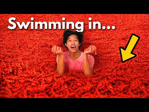 I TOOK A BATH IN HOT CHEETOS