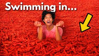 I TOOK A BATH IN HOT CHEETOS
