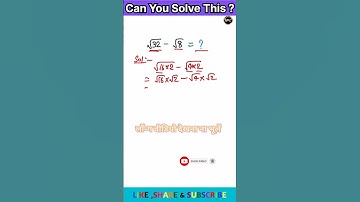 Can You Solve This ? A Nice Math Olympiad Problem #shorts #olympiad