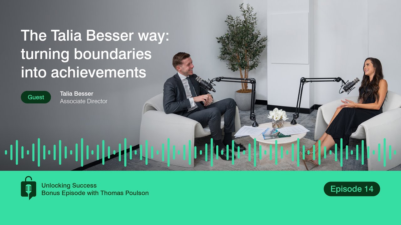 The Talia Besser way Turning boundaries into achievements YouTube