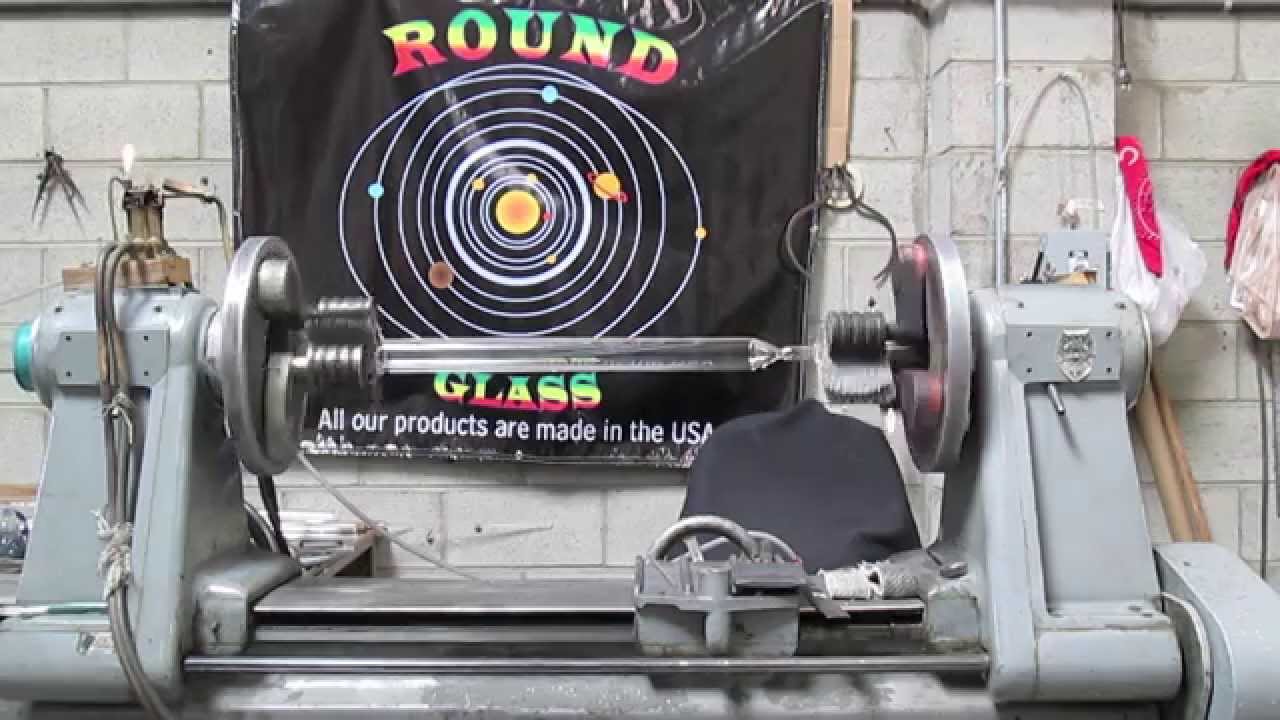The making of the Round Glass Seven Ring Glass Hookah (Time Lapse)