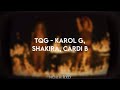 TQG Remix - Karol G, Shakira, Cardi B (mashup)