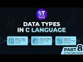 C Language Tutorial Series – Part 8 | Data types in C Program| Sarangee Online Tutorials