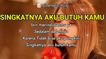 SINGKATNYA AKU BUTUH KAMU || MUSIKALISASI PUISI || KHOIRUL TRIANN