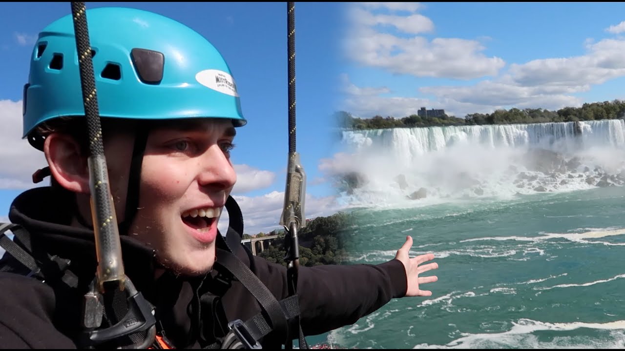 WE ZIPLINED ACROSS NIAGARA FALLS!!